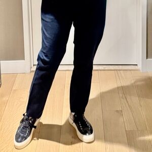 NWT Theory Navy Cotton Slacks— Size   6